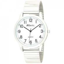 RAVEL Mens Analogue Classic Quartz Connected Wrist Watch with Stainless Steel Strap R0232.21.1