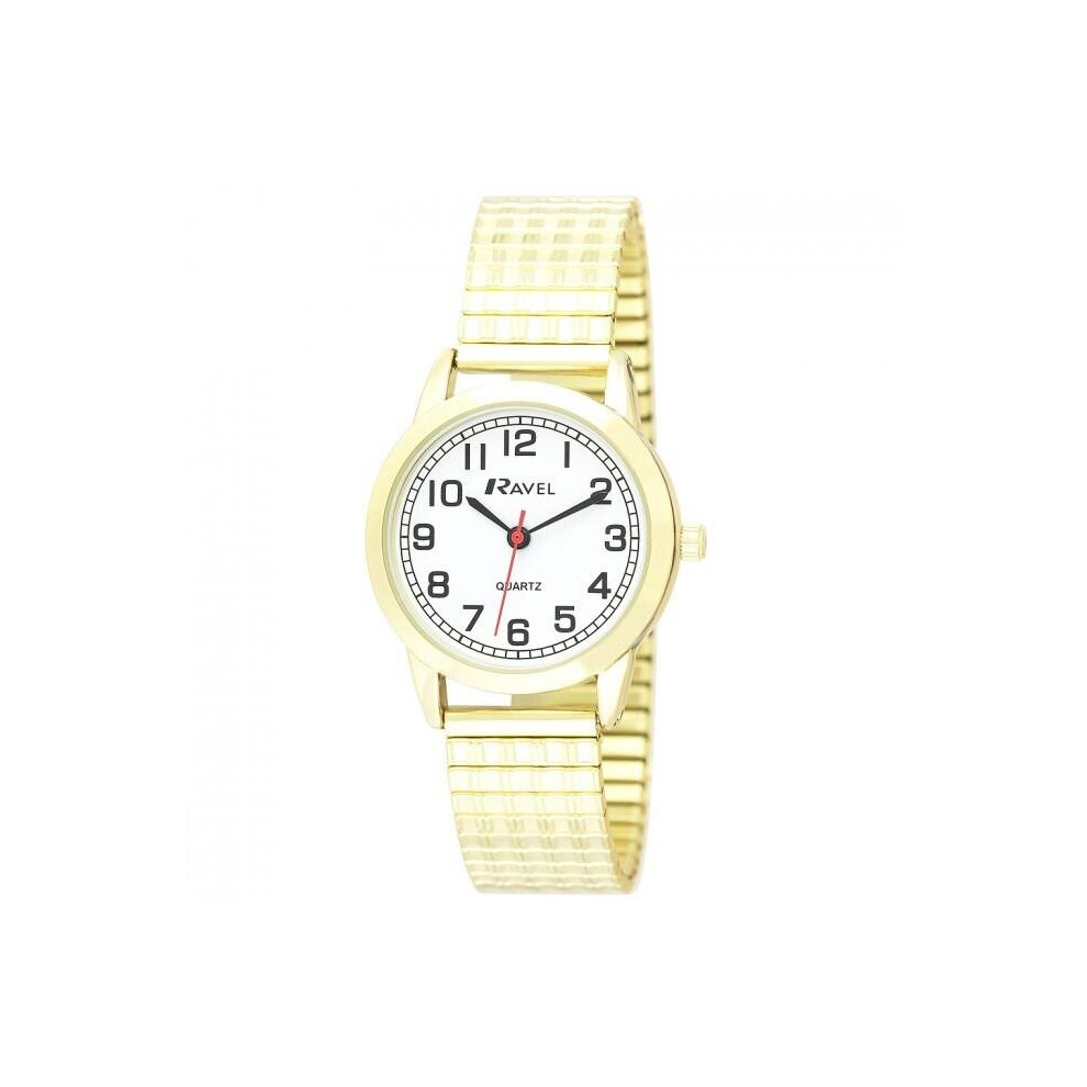 Ravel Womens Analogue Classic Quartz Connected Wrist Watch With Stainless Steel Strap R0232.12.2 Silver