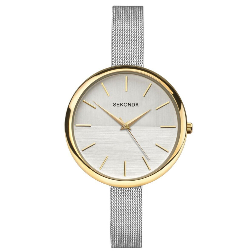 SEKONDA Womens Analogue Classic Quartz Watch with Stainless Steel Strap 2561.27