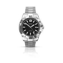 Sekonda Men's Quartz Watch with Black Dial Analogue Display and Silver Stainless Steel Bracelet 1171.27