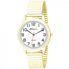 RAVEL Mens Analogue Classic Quartz Connected Wrist Watch with Stainless Steel Strap R0232.12.1