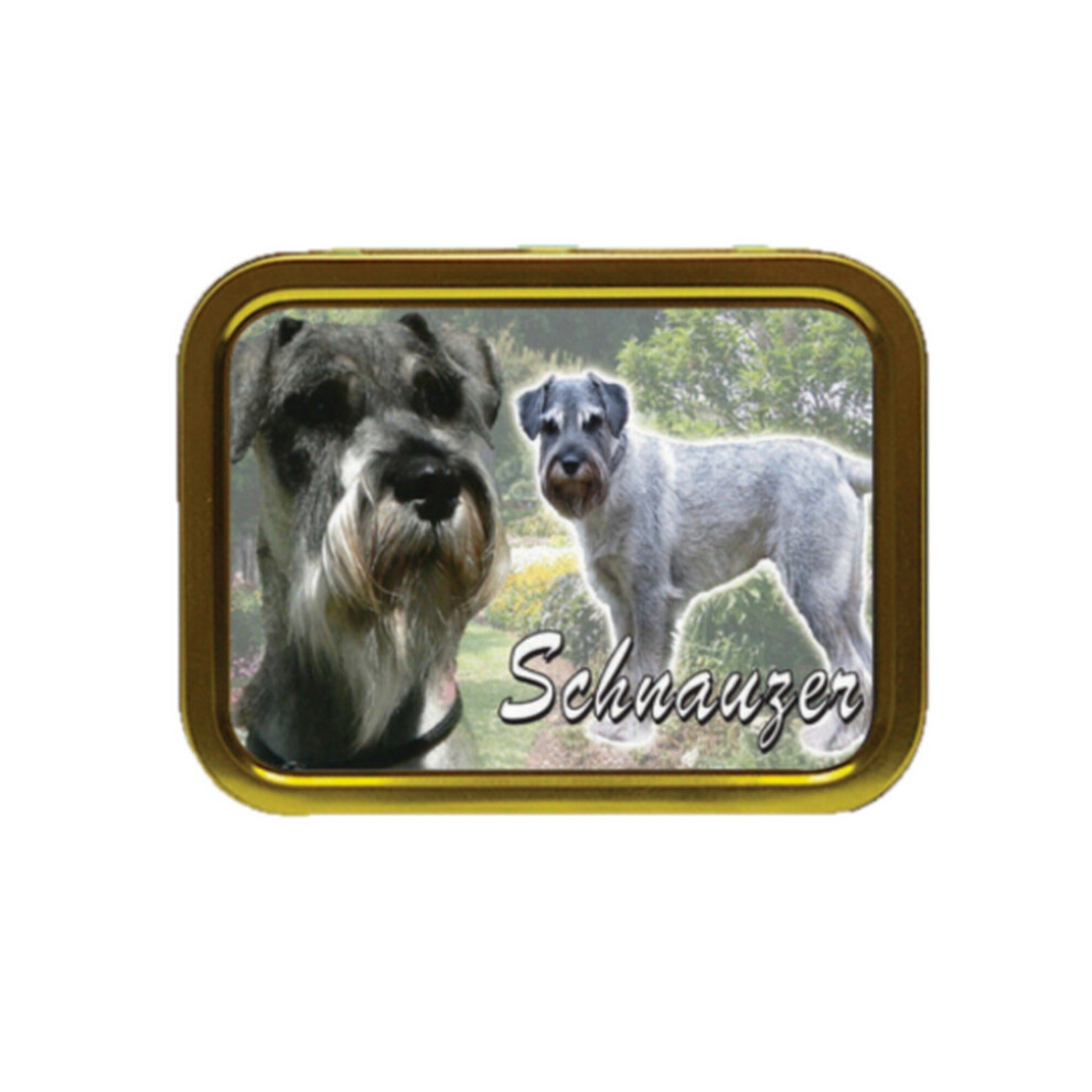 Personalised Gift Products Schnauzer Dog Breed Tobacco Tin Gift & Smoking Products