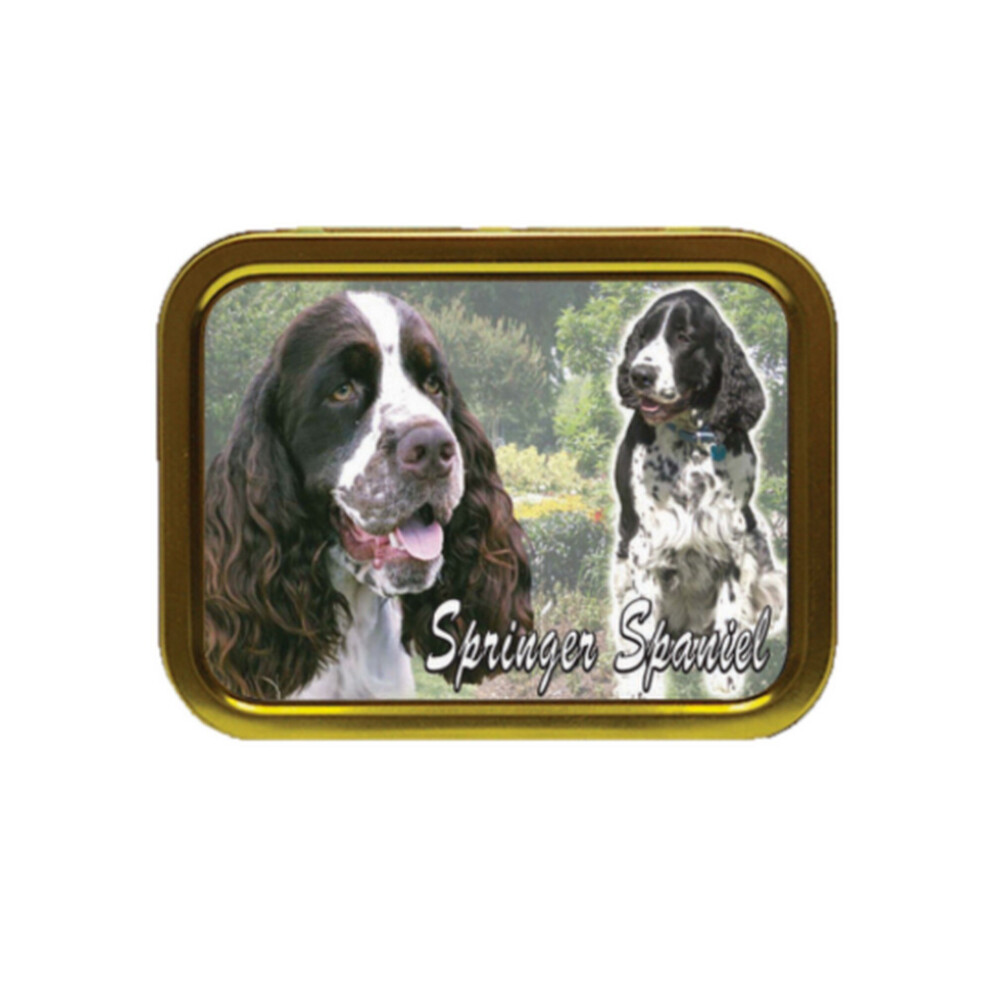 Personalised Gift Products Springer Spaniel Dog Breed Tobacco Tin Gift & Smoking Products