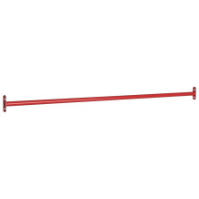 vidaXL Turning Bar Steel Red Tumble Gymnastic Horizontal Play Climbing Tool