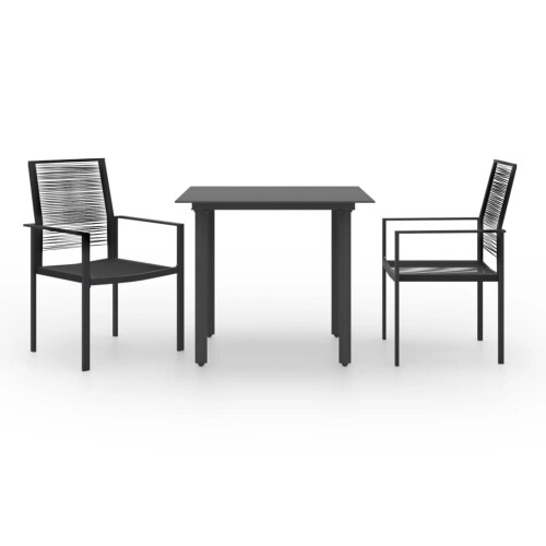 VidaXL vidaXL 3-tlg. Garten-Essgruppe