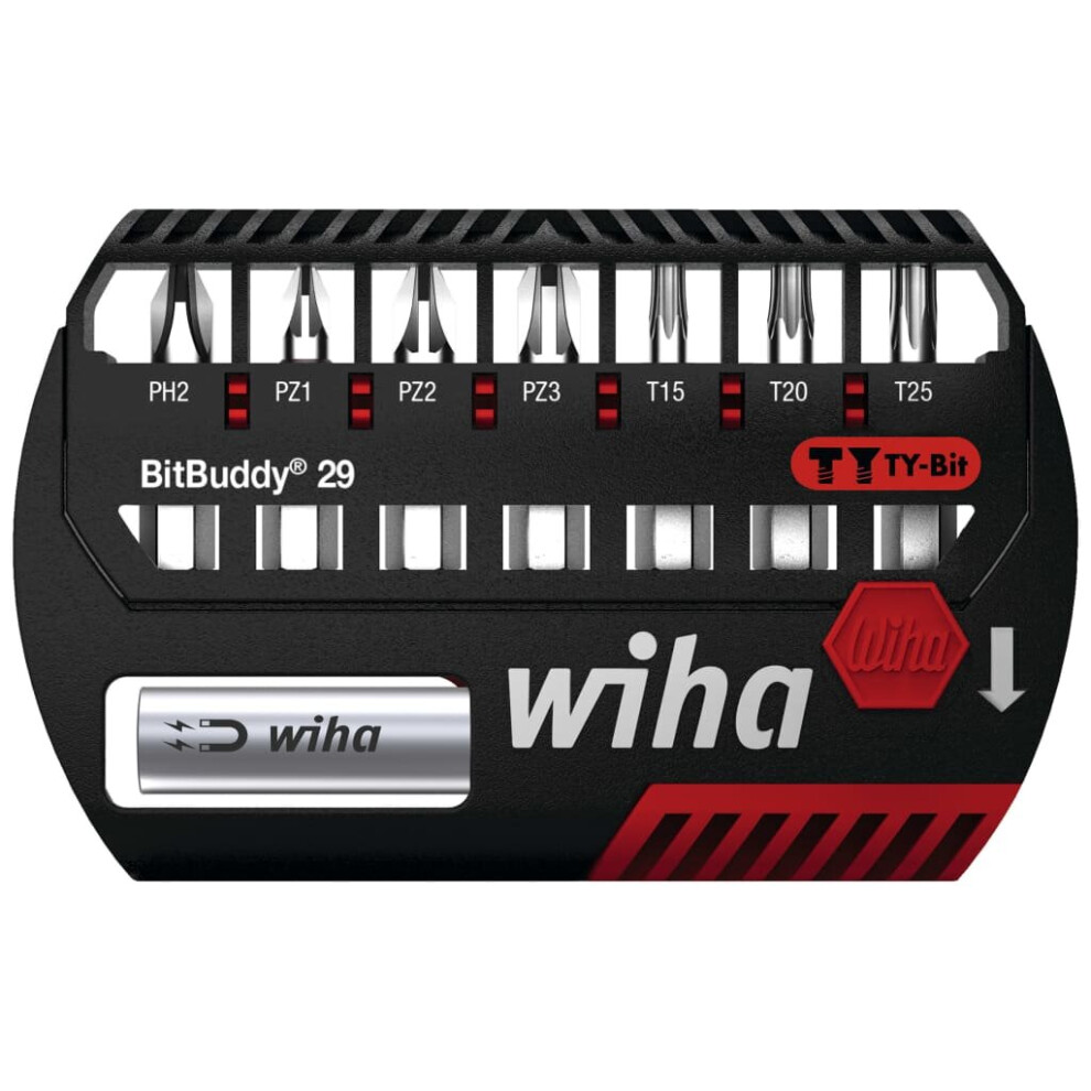 Wiha BitBuddy TY Bit Set, 8 Piece