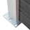 VidaXL vidaXL Zaunelement Set WPC 792x(105-186)cm Schwarz 9