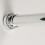 Sealskin Corner Shower Curtain Rod Set Chrome Extend Rail Bathroom Accessory 3