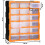 VidaXL vidaXL Multi-drawer Organiser with 18 Middle Drawer Storage Cabinet Tool Box 9