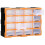 VidaXL vidaXL Multi-drawer Organiser with 16 Middle Drawers Storage Cabinet Tool Box 4