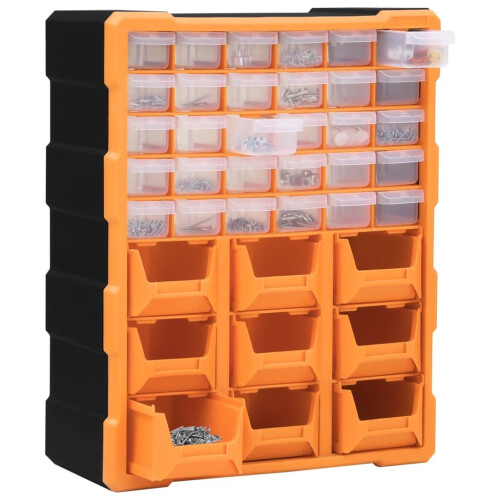 VidaXL vidaXL Multi-drawer Organiser with 39 Drawers Storage Cabinet Sewing Tool Box 1