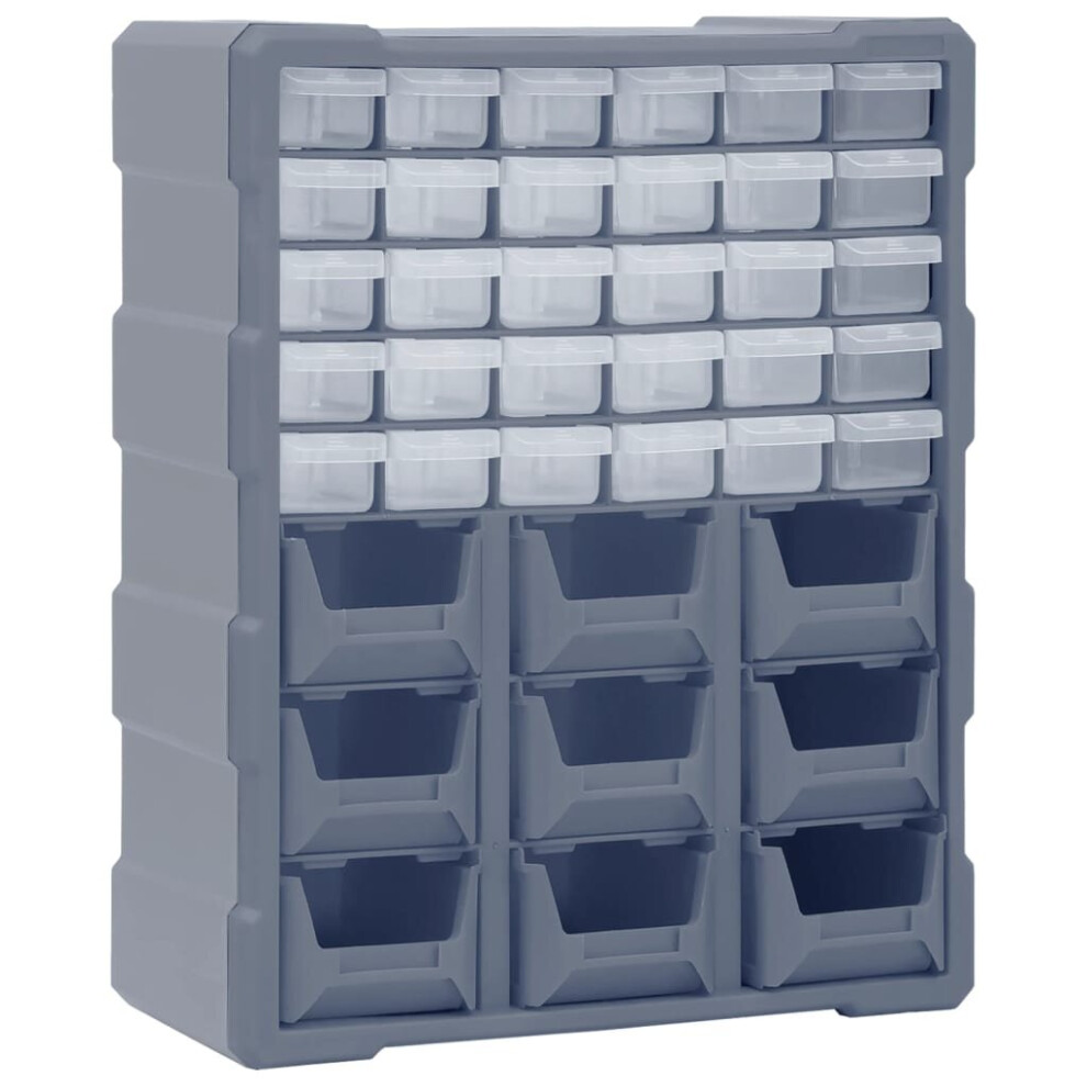 Vidaxl Multi-Drawer Organiser With 39 Drawers Sewing Tool Box Storage Cabinet
