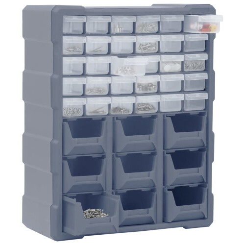 VidaXL vidaXL Multi-drawer Organiser with 39 Drawers Sewing Tool Box Storage Cabinet 1