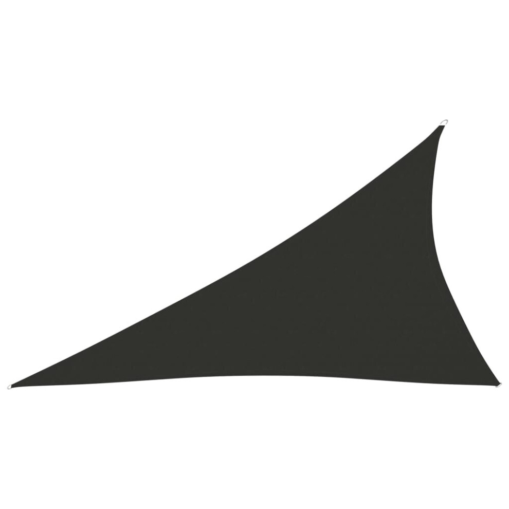 Vidaxl Sunshade Sail Oxford Fabric Triangular 4X5x6.4 M Anthracite Sunscreen