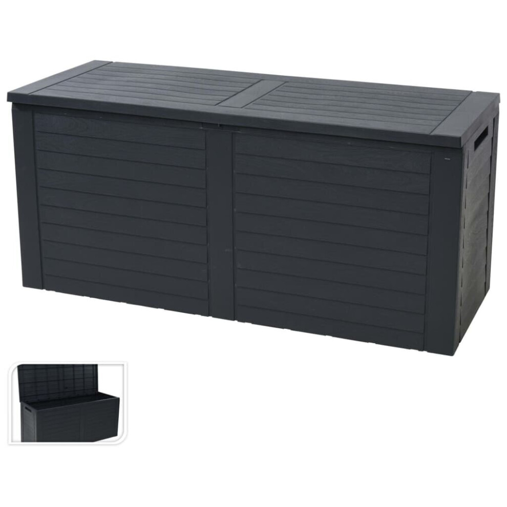 Progarden Garden Storage Box 240 L Outdoor Utility Chest Footstool Ottoman - Image 3