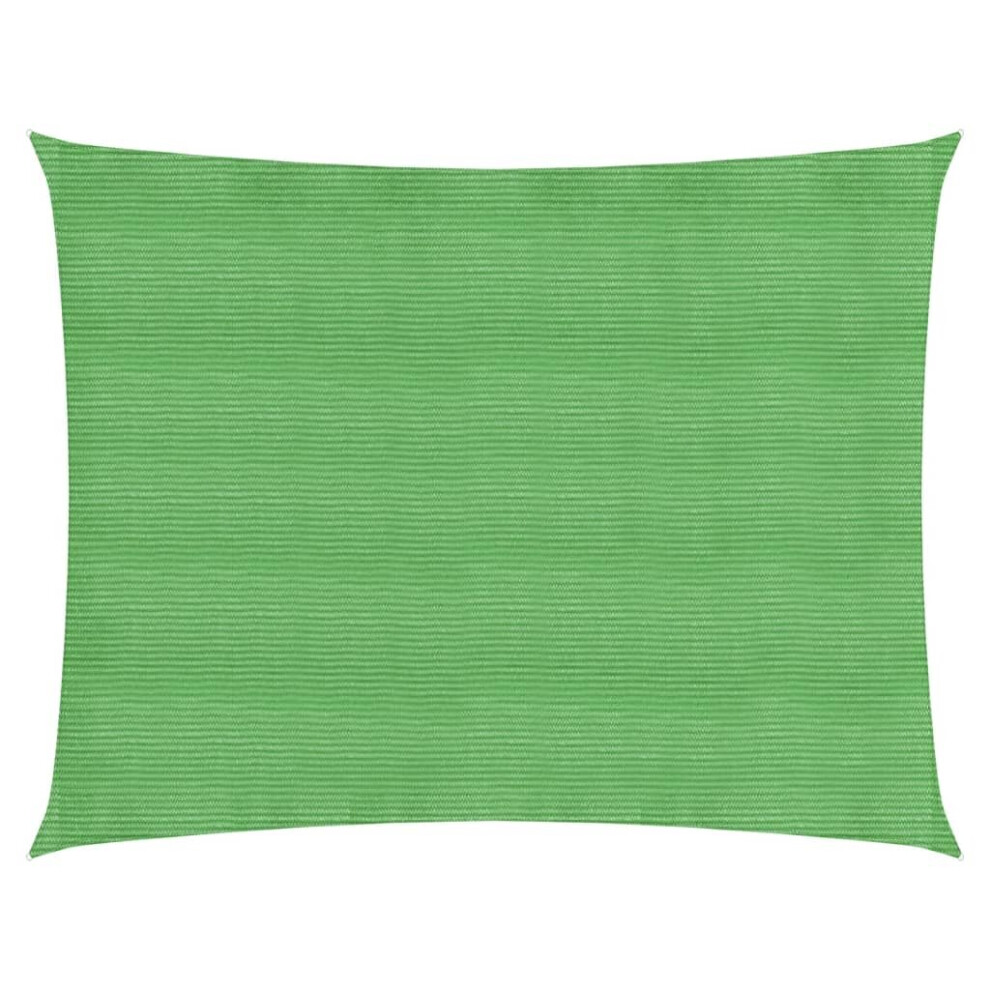 vidaXL Sunshade Sail 160 g/m² Light Green 3x4 m HDPE Garden Sunscreen Canopy