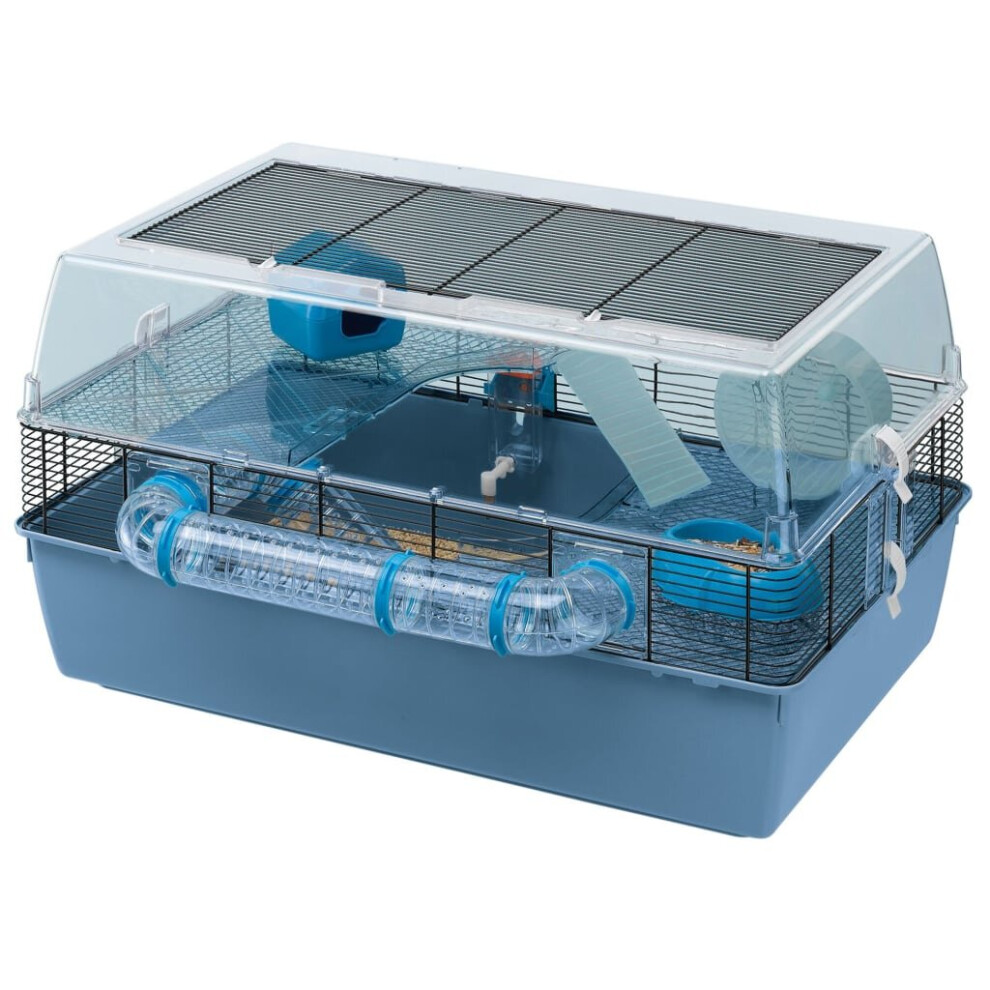 Ferplast Hamster Cage Blue Rodent House Small Animals House Habitat Outdoor