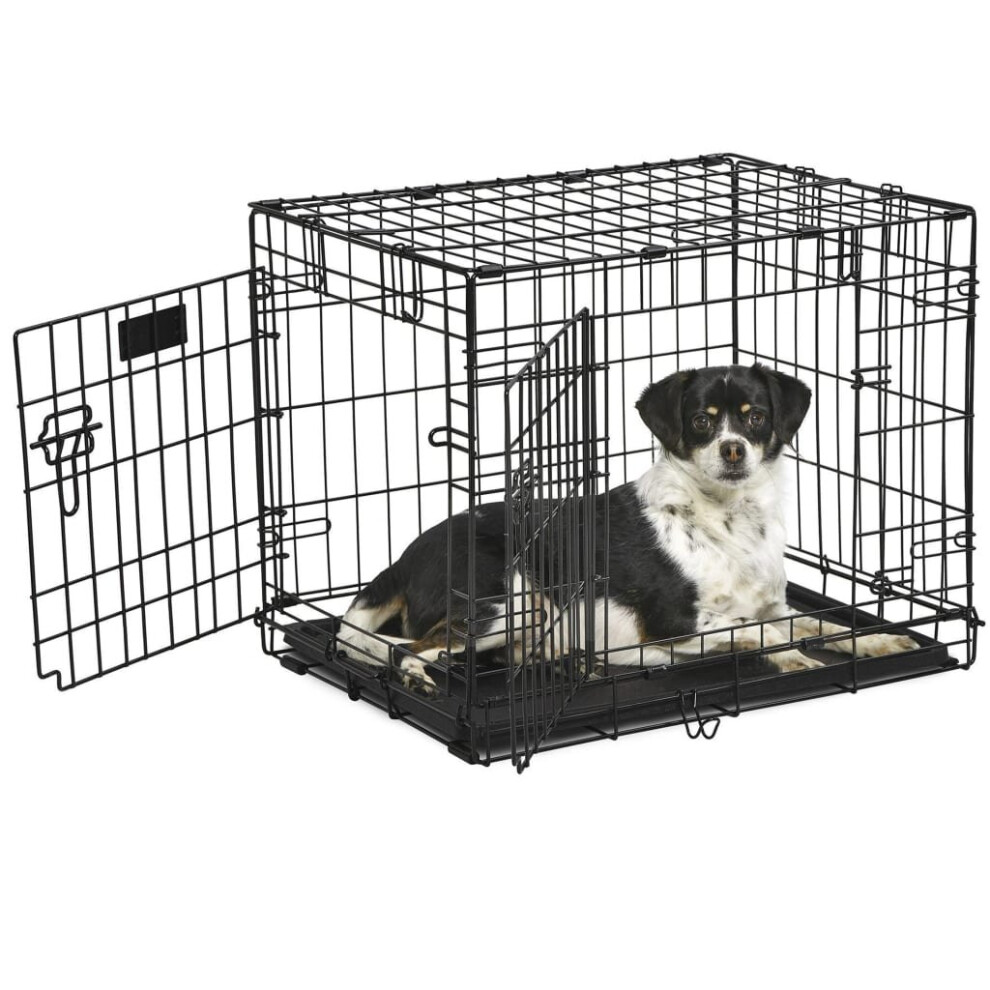 Ferplast Dog Crate Grey Pet Puppy Cat Training Cage House Outdoor Carrier