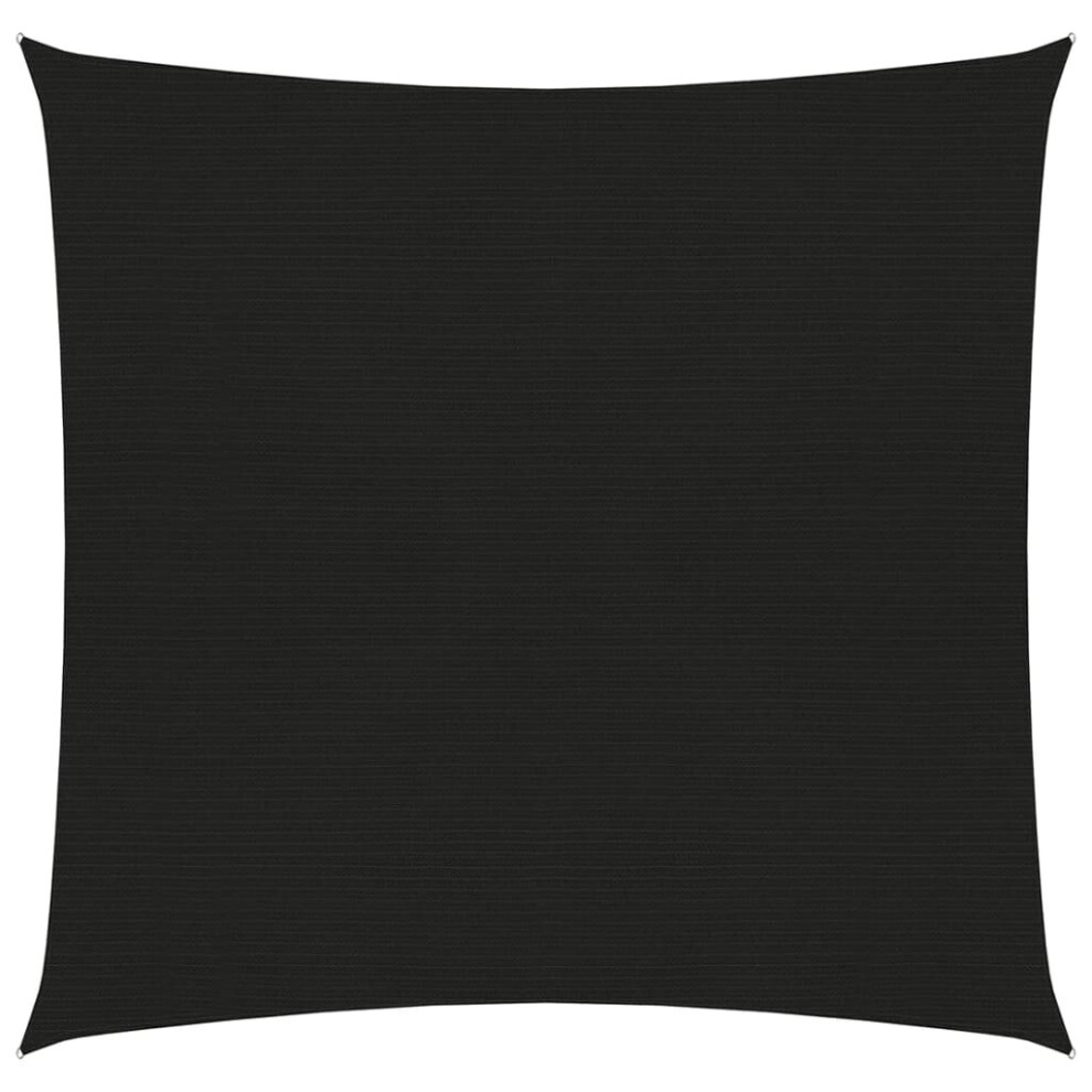 Vidaxl Sunshade Sail 160 G/M² 2.5X2.5 M Hdpe Sunscreen Shade Canopy Black