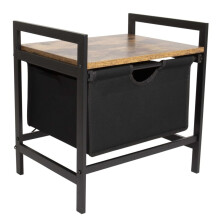 Bo-Camp Camping Cabinet Black Folding Storage Stand Closet Outdoor Garden