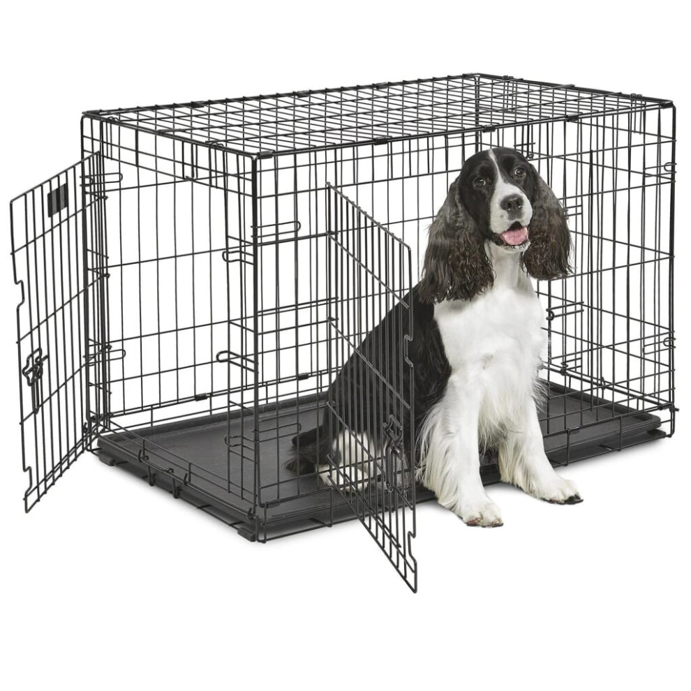 Ferplast Dog Crate Grey Puppy Cat Pet Training Cage House Outdoor Carrier