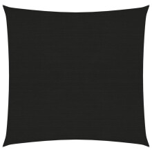 vidaXL Sonnensegel 160 g/m² Schwarz 2,5x3 m HDPE