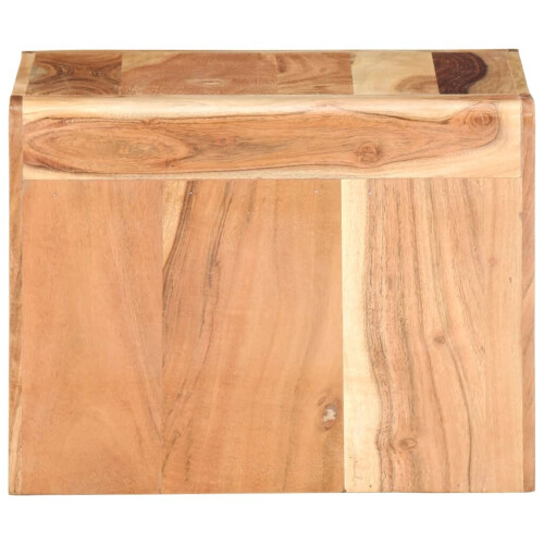 VidaXL vidaXL Solid Acacia Wood Side Table End Accent Couch Living Room Sofa Desk 2