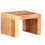 VidaXL vidaXL Solid Acacia Wood Side Table End Accent Couch Living Room Sofa Desk 6