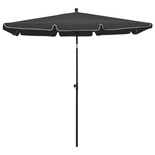VidaXL vidaXL Sonnenschirm mit Mast 210x140 cm Anthrazit 2