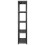 VidaXL vidaXL Storage Shelf 5-Tier Black Plastic Storage Organiser Display Rack Home 4