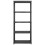 VidaXL vidaXL Storage Shelf 5-Tier Black Plastic Storage Organiser Display Rack Home 3