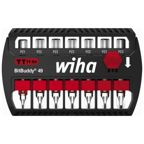 Wiha Wiha BitBuddy Pozidriv TY Bit Set, 7 Piece