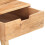 VidaXL vidaXL Solid Wood Acacia Dressing Table with Mirror Make Up Cosmetic Desk 4