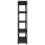 VidaXL vidaXL Storage Shelf 5-Tier Black Plastic Display Rack Storage Organiser Home 5