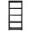 VidaXL vidaXL Storage Shelf 5-Tier Black Plastic Display Rack Storage Organiser Home 4