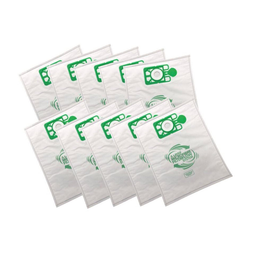 Kga Supplies Pack Of 10 Bags For Numatic Henry/Hetty/Basil/James Hoover 5 Layer Microfibre