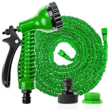 Mangueira flexível expansível de 150 pés Tubo de jardim Cobra mágica + pistola verde