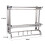 Living And Home (2 Tier) Chrome Towel Rail Holder Wall Mounted Bathroom Rack Shelf 4