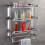 Living And Home (3 Tier) Chrome Towel Rail Holder Wall Mounted Bathroom Rack Shelf 1