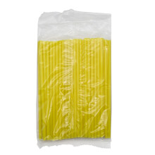 (Yellow, 89mm x 4mm (75 Pcs)) Plastic Lollipop Sticks - 89mm x 4mm
