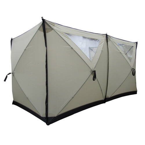 Pop Up Windbreak 4 Panel (Camping Beach Garden Shelter High Vis 5.5M) 1