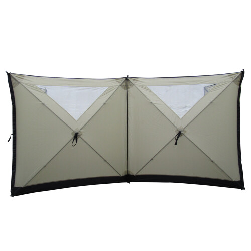 Pop Up Windbreak 4 Panel (Camping Beach Garden Shelter High Vis 5.5M)
