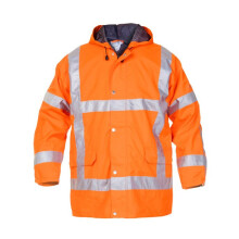 (L) Hydrowear - UITDAM SNS HI VIS WATERPROOF JACKET ORANGE - YELLOW