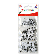 Pack of Wiggly Eyes 3 Assorted Sizes Childrens Arts & Crafts 3+