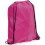 (Fuchsia) eBuyGB Drawstring Backpack Rucksack School Sports Gym Bag 1