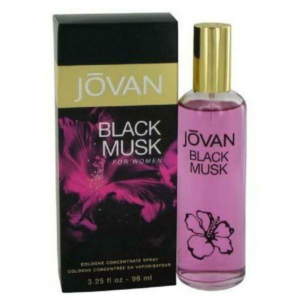 JOVAN BLACK Musk by Coty Cologne 3.25 oz Women New in Box