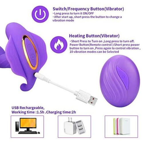 Wireless Remote Control  Heating Vibrator for Women G Spot 2
