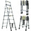 (6+7 Step) A-frame Aluminium Step Ladder Anti-Slip Extendable 1