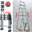 (6+7 Step) A-frame Aluminium Step Ladder Anti-Slip Extendable 2