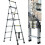 (5+6 Step) A-frame Aluminium Step Ladder Anti-Slip Extendable 1